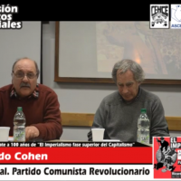 Intervensión de Ricardo Cohen, Sec. General del PCR